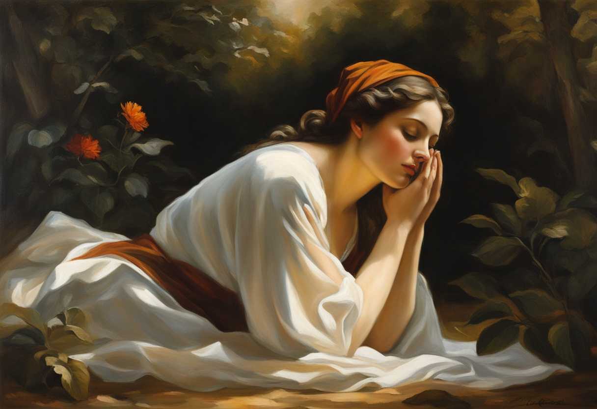 A-serene-figure-praying-under-soft-dappled-light-surrounded-by-nature's-whispers-and-warmth_tbjf