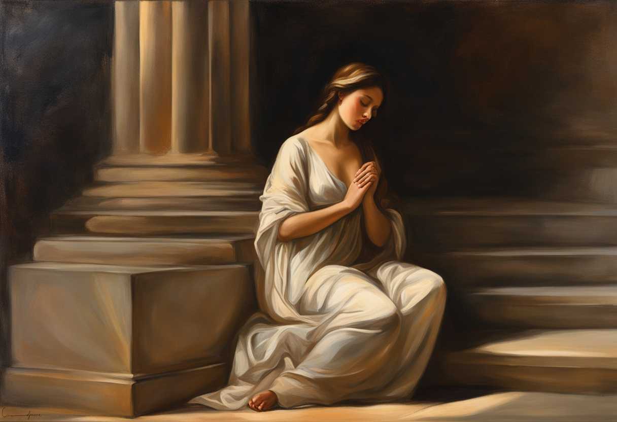 Sister-in-prayer-serene-nature-golden-hour-glow-embodying-hope-and-inner-strength_hfqy