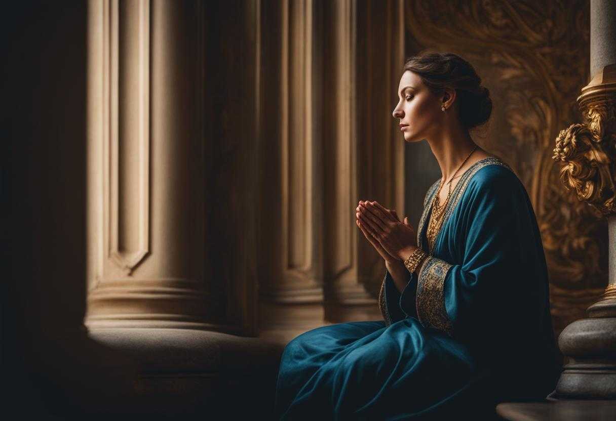 person-praying-serene-expression-soft-lighting-quiet-reflection-spiritual-connection-peace-inn
