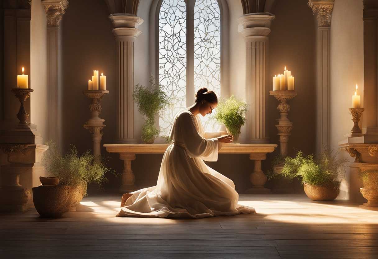A-serene-figure-praying-in-a-sunlit-chapel-surrounded-by-candles-and-healing-herbs-peaceful-ambian_tmyo