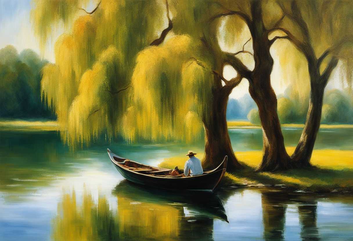 Serene-landscape-tranquil-lake-weary-traveler-resting-under-a-willow-tree-soft-sunlight-peaceful_dlse