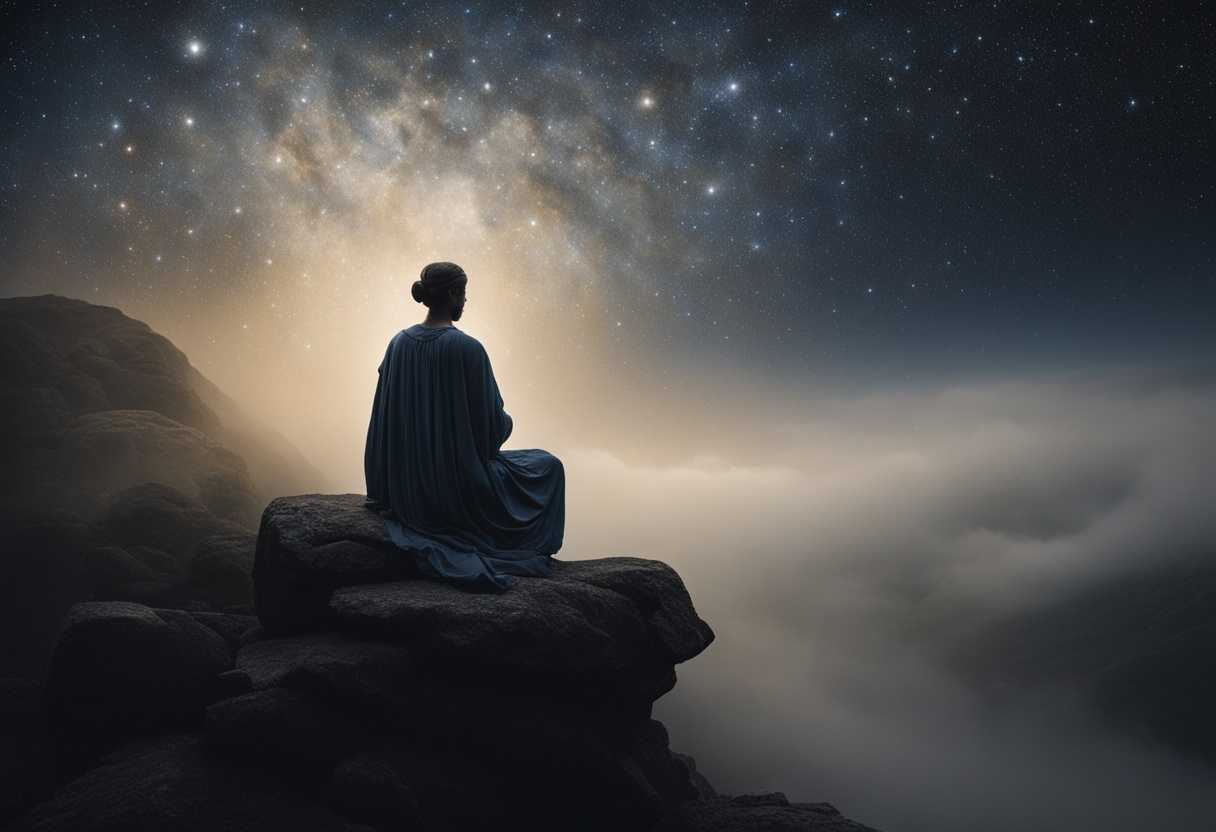 Serene-figure-meditating-under-a-starlit-sky-surrounded-by-swirling-mist-embracing-uncertainty-pe_jvxn