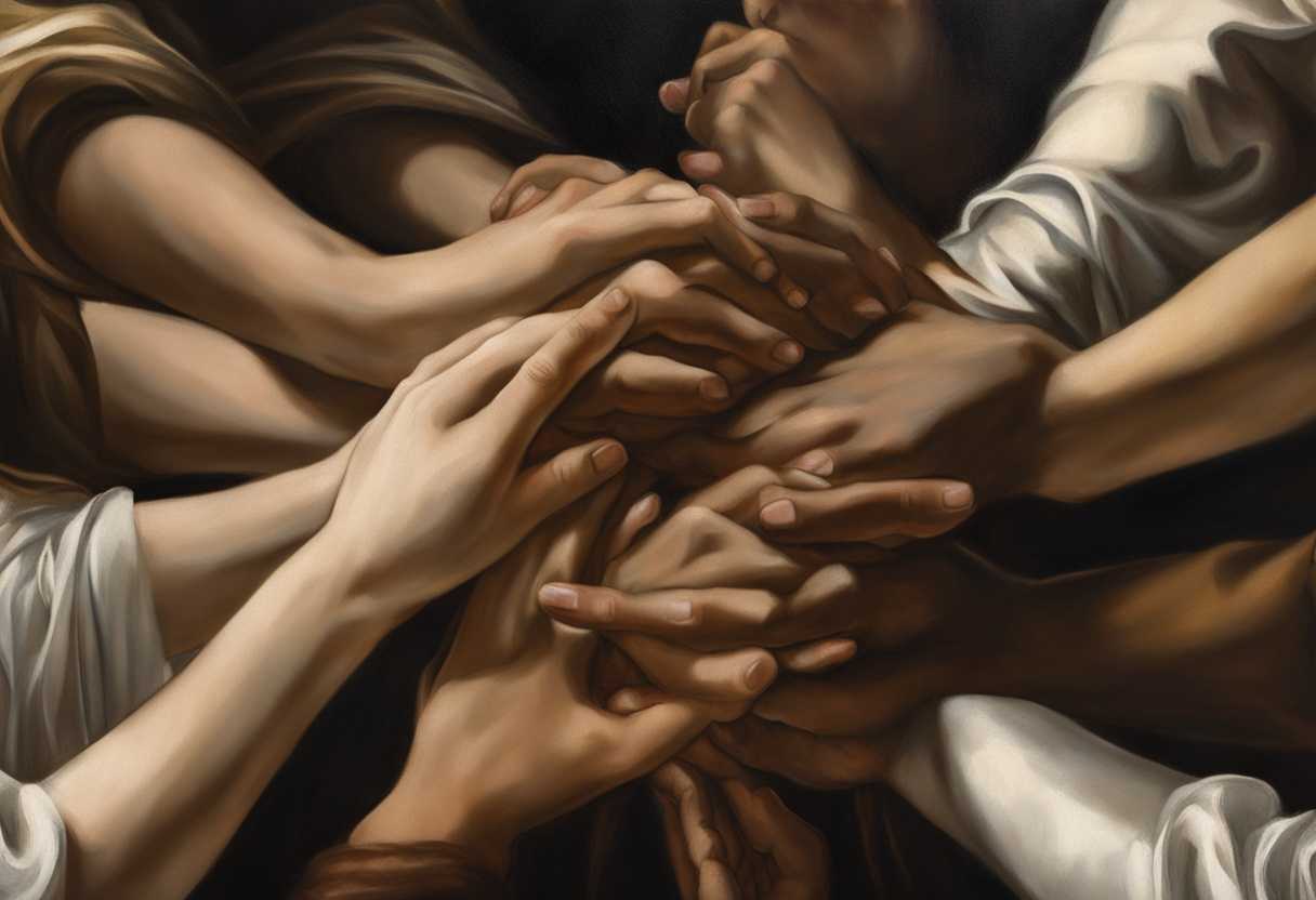 People-in-a-circle-eyes-closed-hands-clasped-bathed-in-soft-light-seeking-spiritual-healing_ecnu