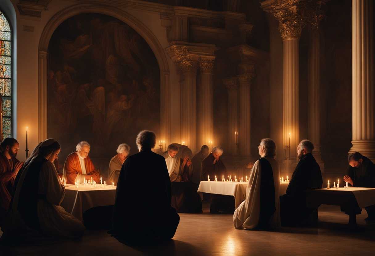 Devout-individuals-in-prayer-serene-church-setting-soft-candlelight-peaceful-expressions-spiritu_qpmq
