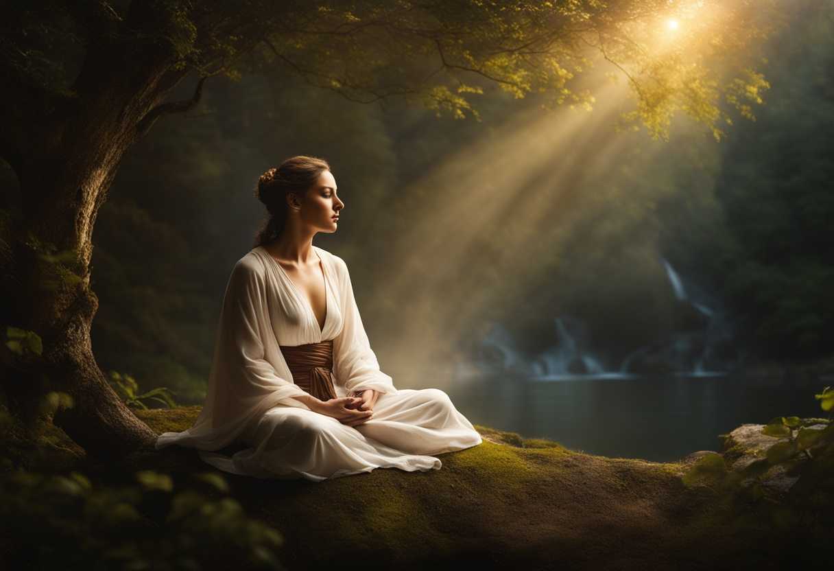 Serene-figure-meditating-in-nature-surrounded-by-glowing-light-releasing-dark-energies-peaceful-a_ysfz
