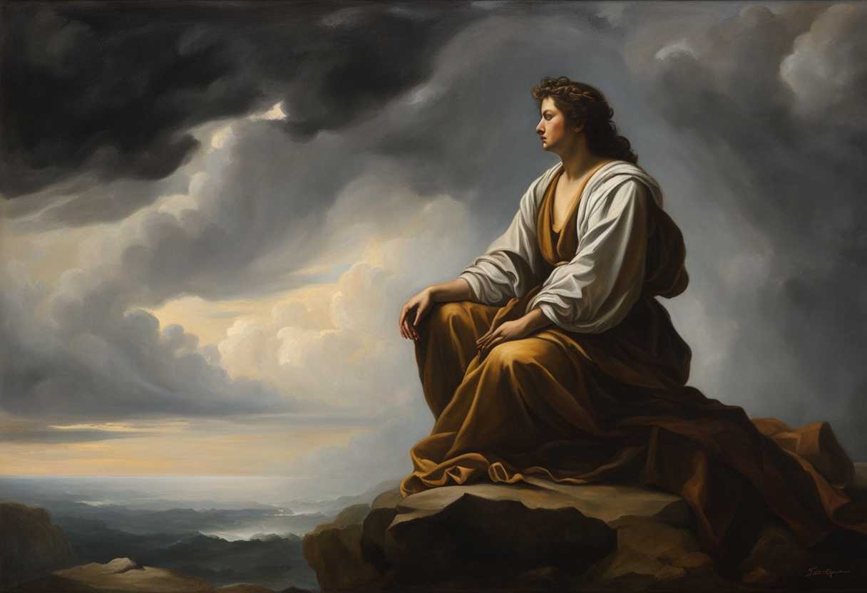 A-serene-figure-meditating-under-a-stormy-sky-hands-clasped-seeking-strength-and-peace_luom
