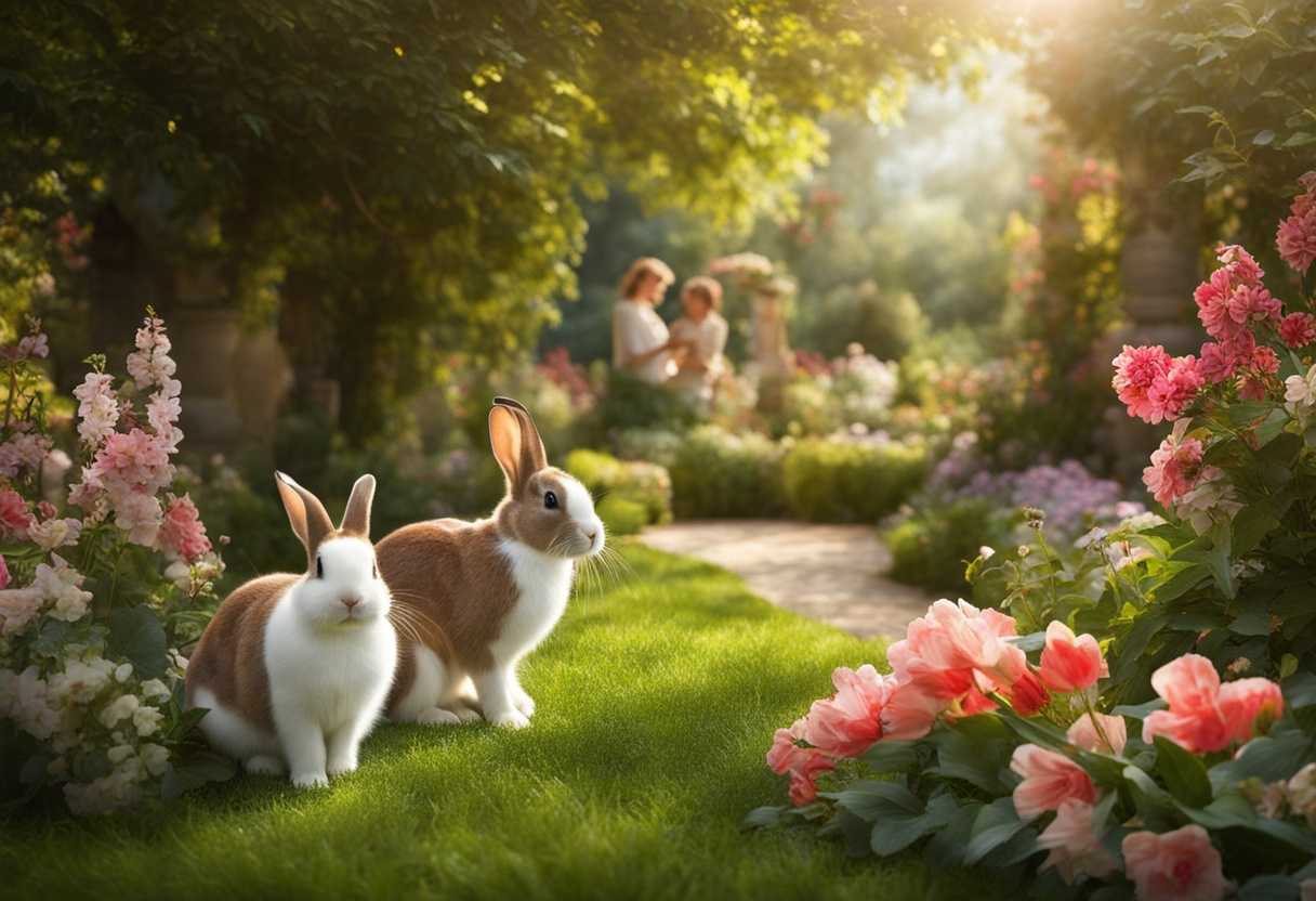 A-serene-garden-with-bunnies-soft-sunlight-gentle-hands-offering-blessings-peaceful-atmosphere-v_cuxq
