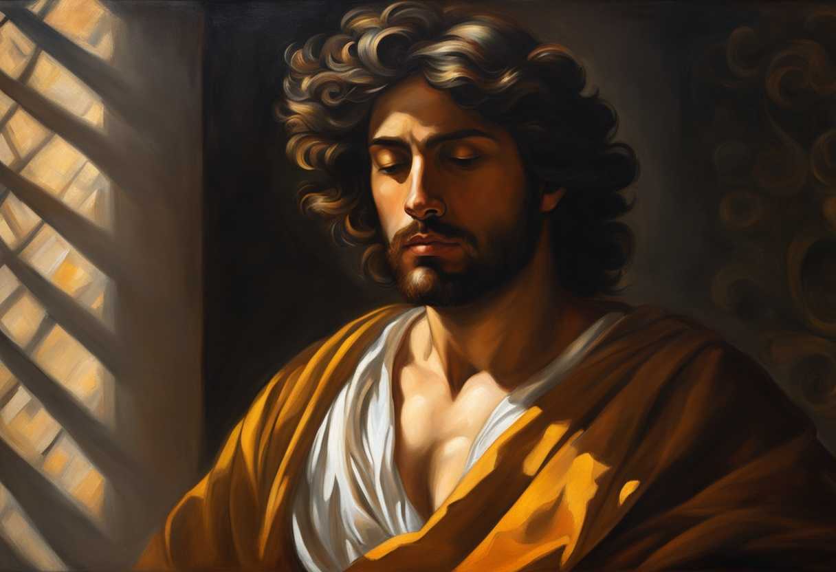 A-serene-warrior-meditating-amidst-swirling-shadows-radiant-light-breaking-through-symbolizing-inn_zjxo