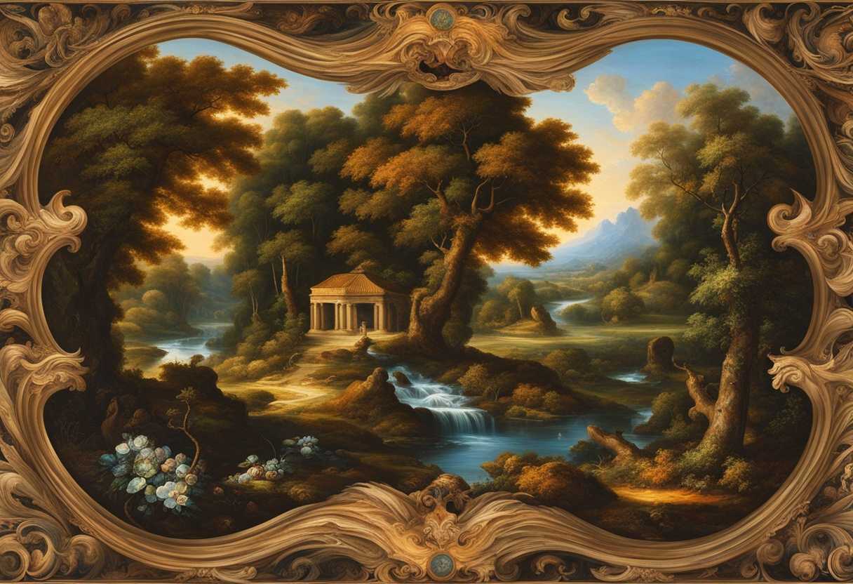 Serene-landscape-with-four-elemental-symbols-representing-Earth-s-axes-vibrant-colors-harmonious-_vxuo