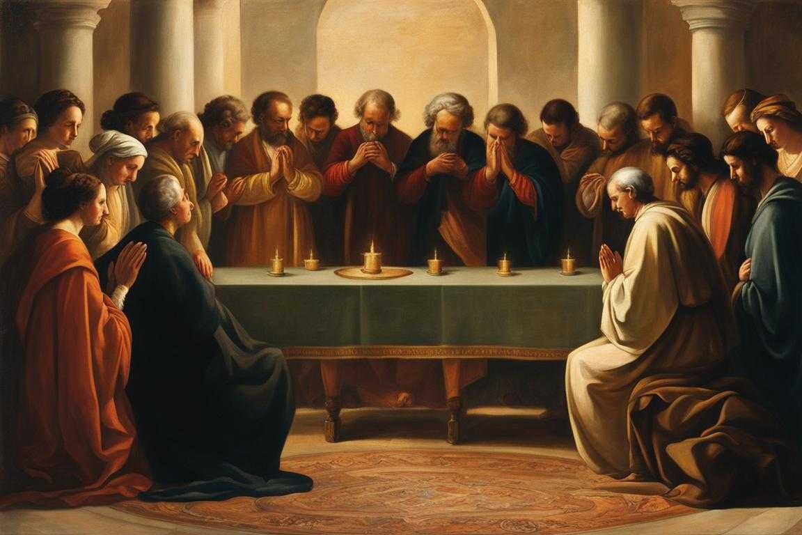 group-of-people-gathered-in-a-circle-heads-bowed-in-prayer-hands-clasped-together-spiritual-conne