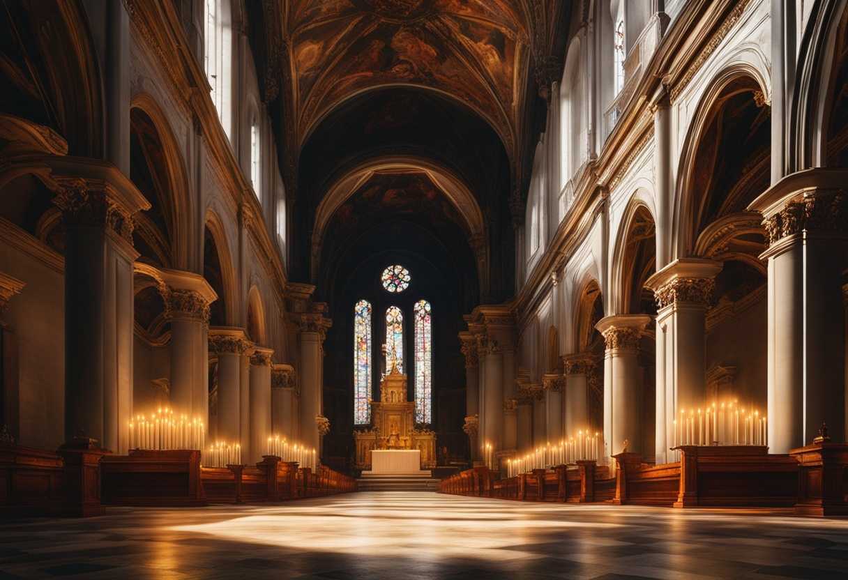 Serene-church-interior-flickering-candles-faithful-kneeling-in-prayer-seeking-forgiveness-and-div_bwud