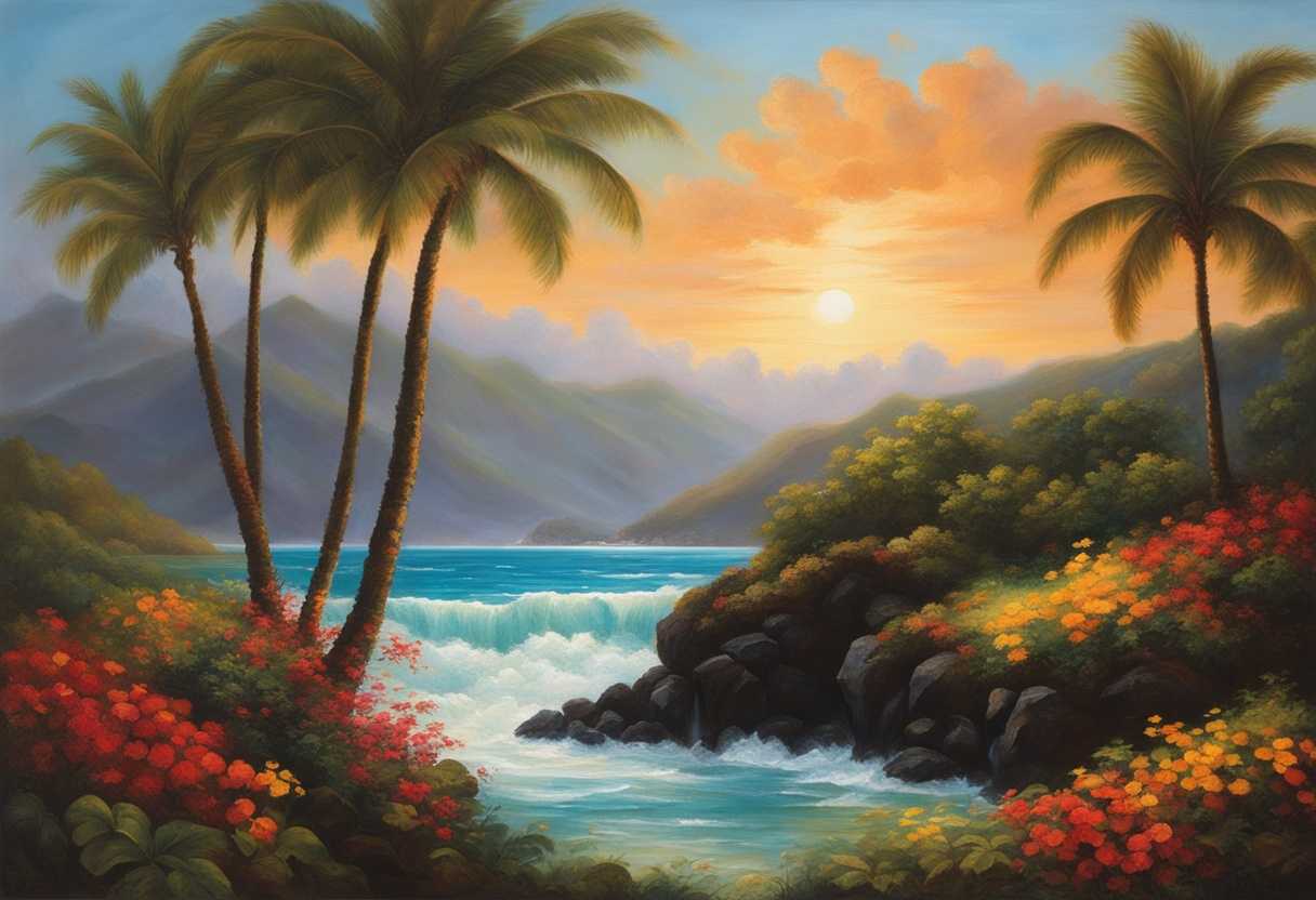 Hawaiian-landscape-serene-setting-individuals-practicing-ho-oponopono-embracing-forgiveness-heal_huzz