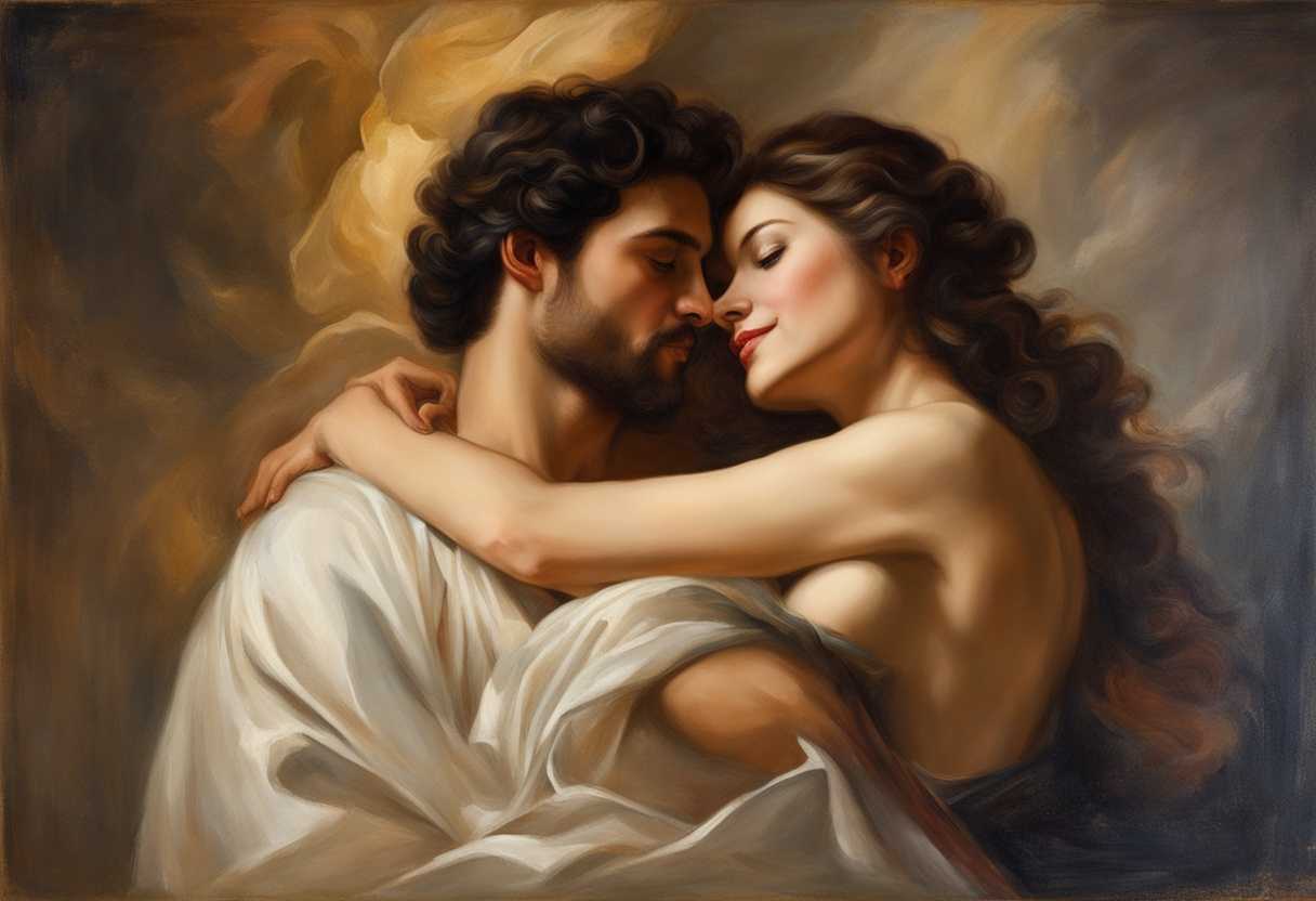 Husband-embracing-wife-warm-smiles-soft-lighting-intimate-setting-deep-connection-heartfelt-con_xtxn