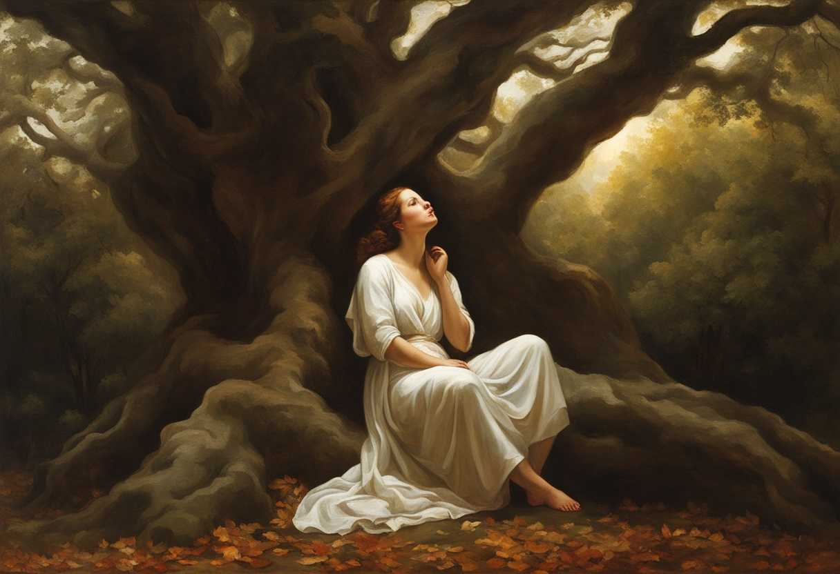 A-serene-figure-meditating-under-a-wise-old-tree-seeking-guidance-soft-sunlight-filtering-through-_eeoa