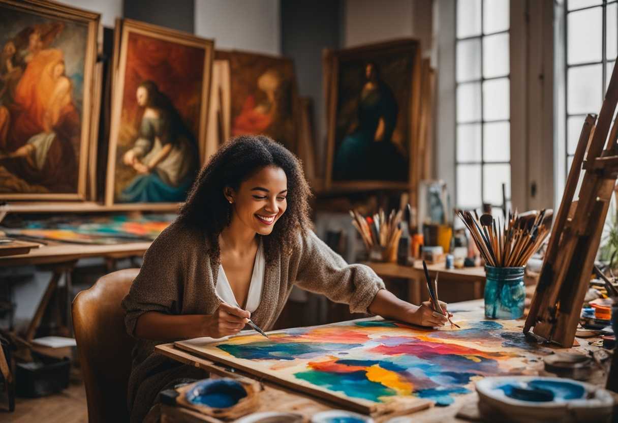 Person-joyfully-exploring-a-vibrant-art-studio-surrounded-by-colorful-canvases-and-creative-tools_ijcm