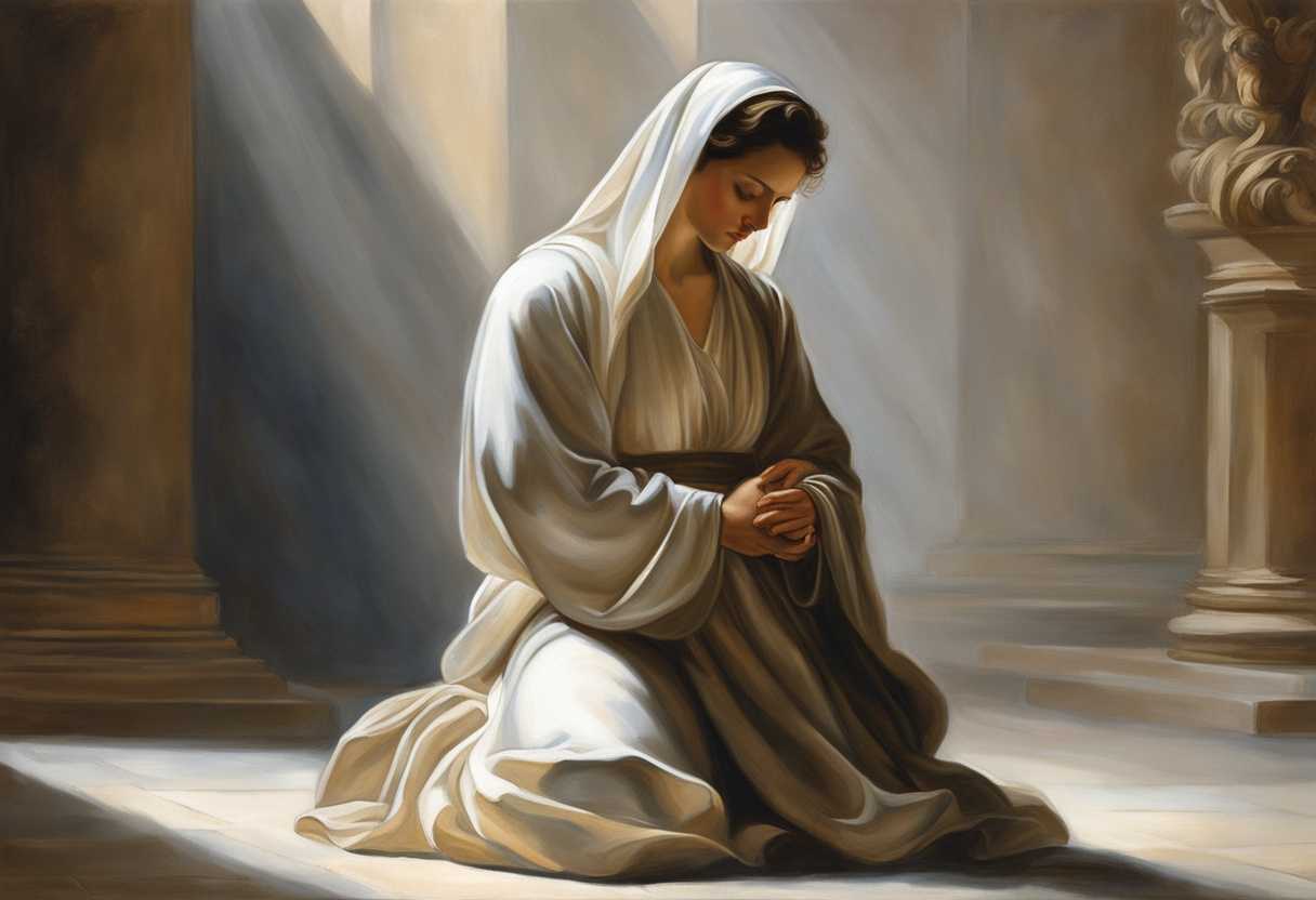 A-serene-figure-kneeling-in-prayer-surrounded-by-soft-light-symbolizing-faith-and-resilience_pvuw