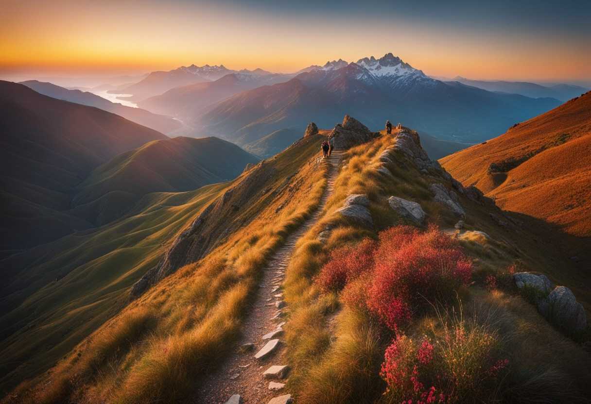 A-determined-traveler-climbing-a-rugged-mountain-path-sunrise-illuminating-their-resilient-spirit-_bjyz
