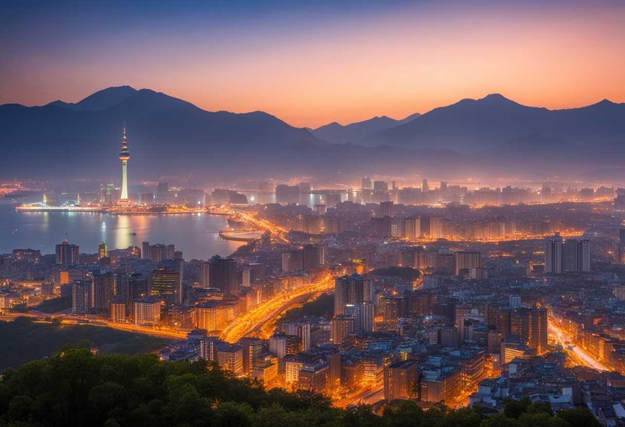 Korean-city-skyline-at-dawn-hopeful-citizens-praying-vibrant-energy-unity-prosperity-serene-atm_fubp
