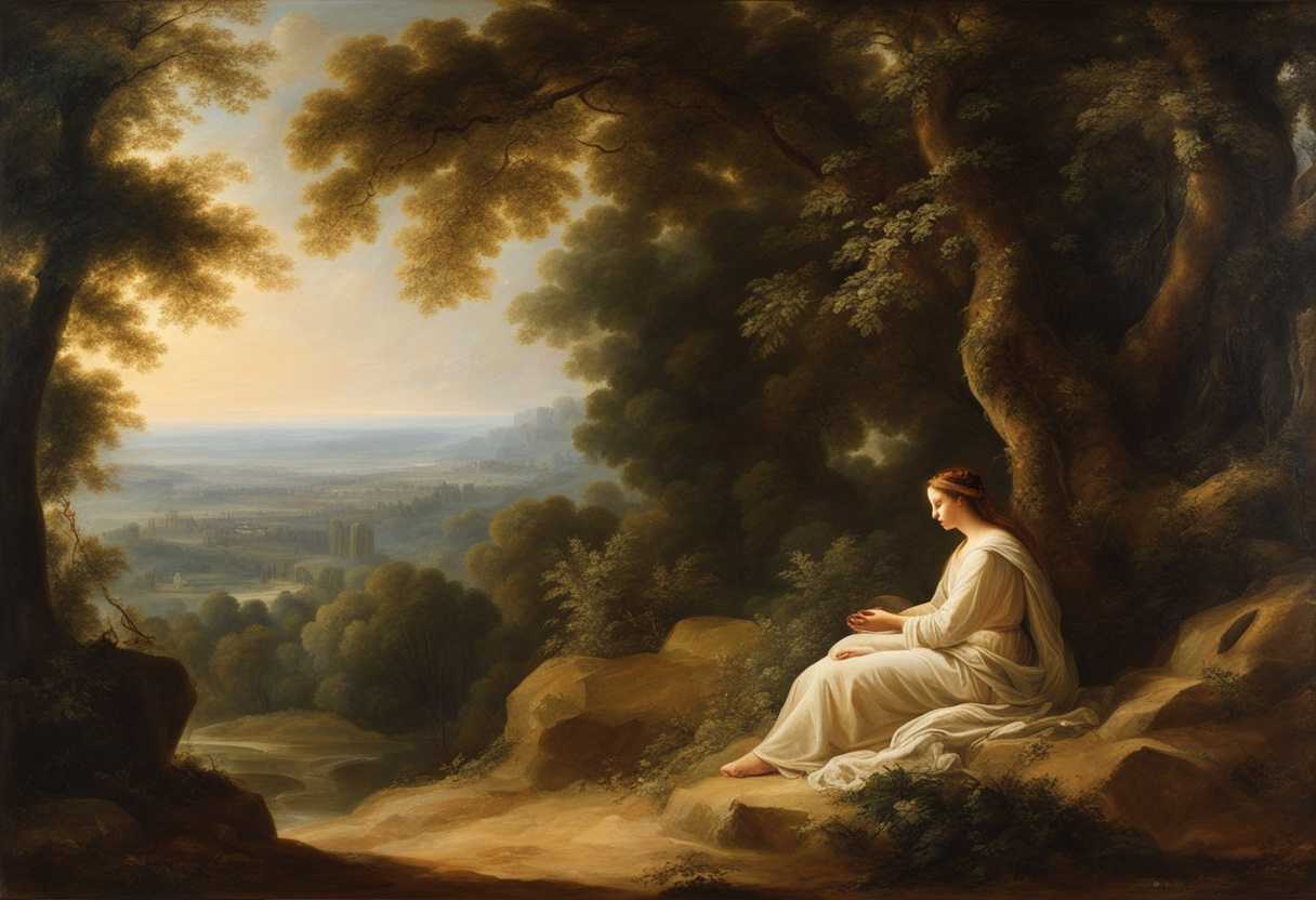 Serene-landscape-gentle-sunlight-filtering-through-trees-peaceful-figure-in-prayer-tranquil-atmos_nxnm