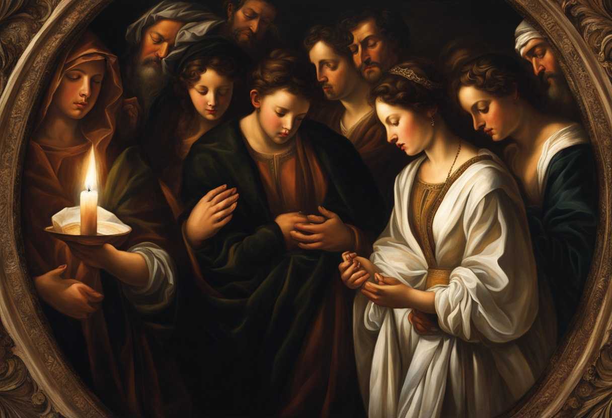 People-gather-in-prayer-faces-aglow-with-faith-seeking-solace-and-strength-together_hrmk