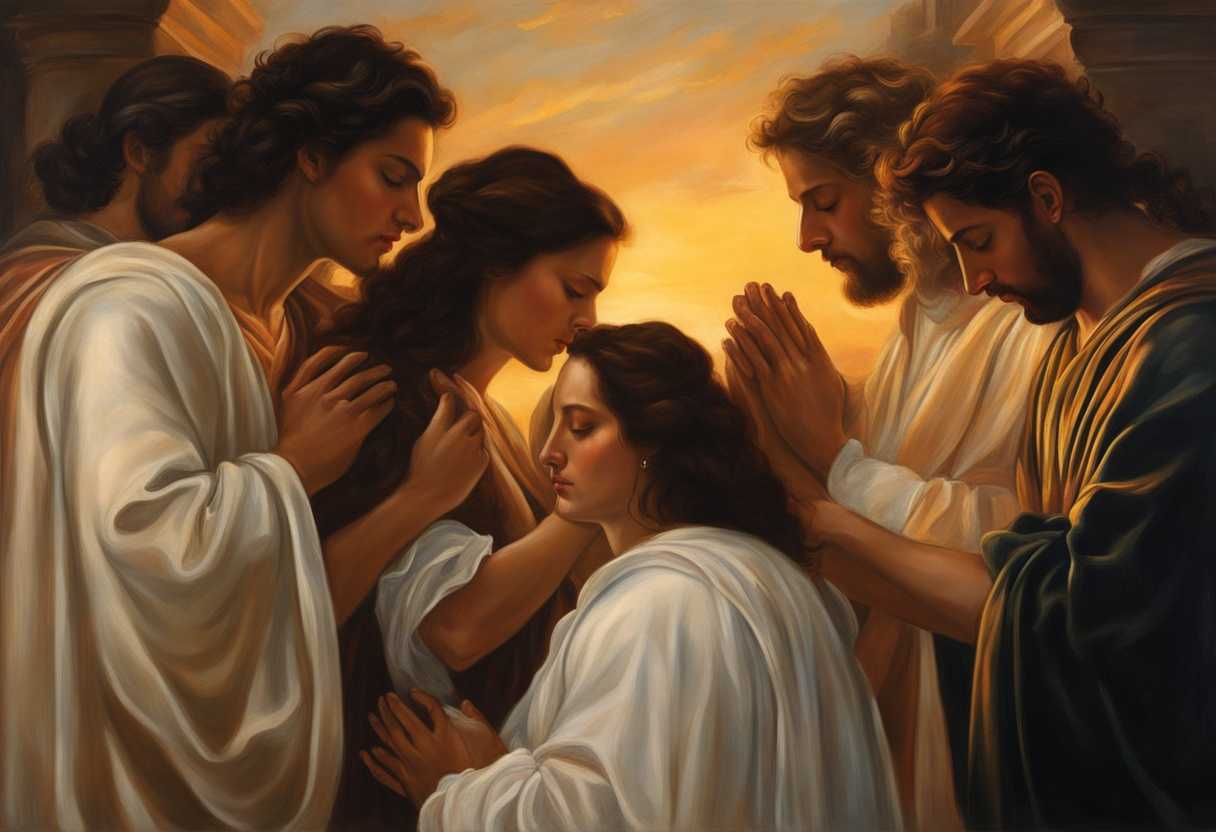 People-in-prayer-circle-at-sunset-heads-bowed-holding-hands-serene-and-connected_fpkp