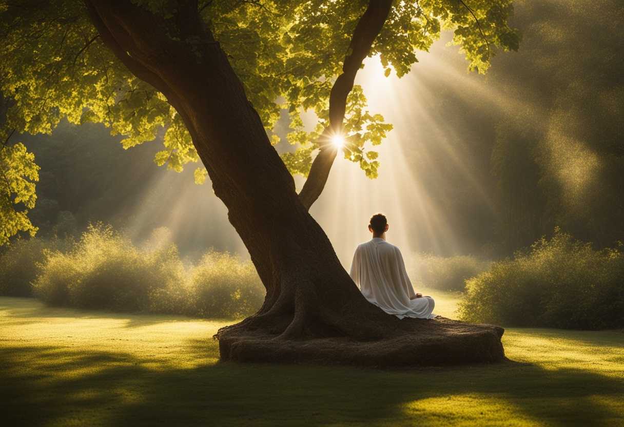 Serene-individual-meditating-in-a-tranquil-garden-soft-sunlight-filtering-through-trees-peaceful-a_rbtd