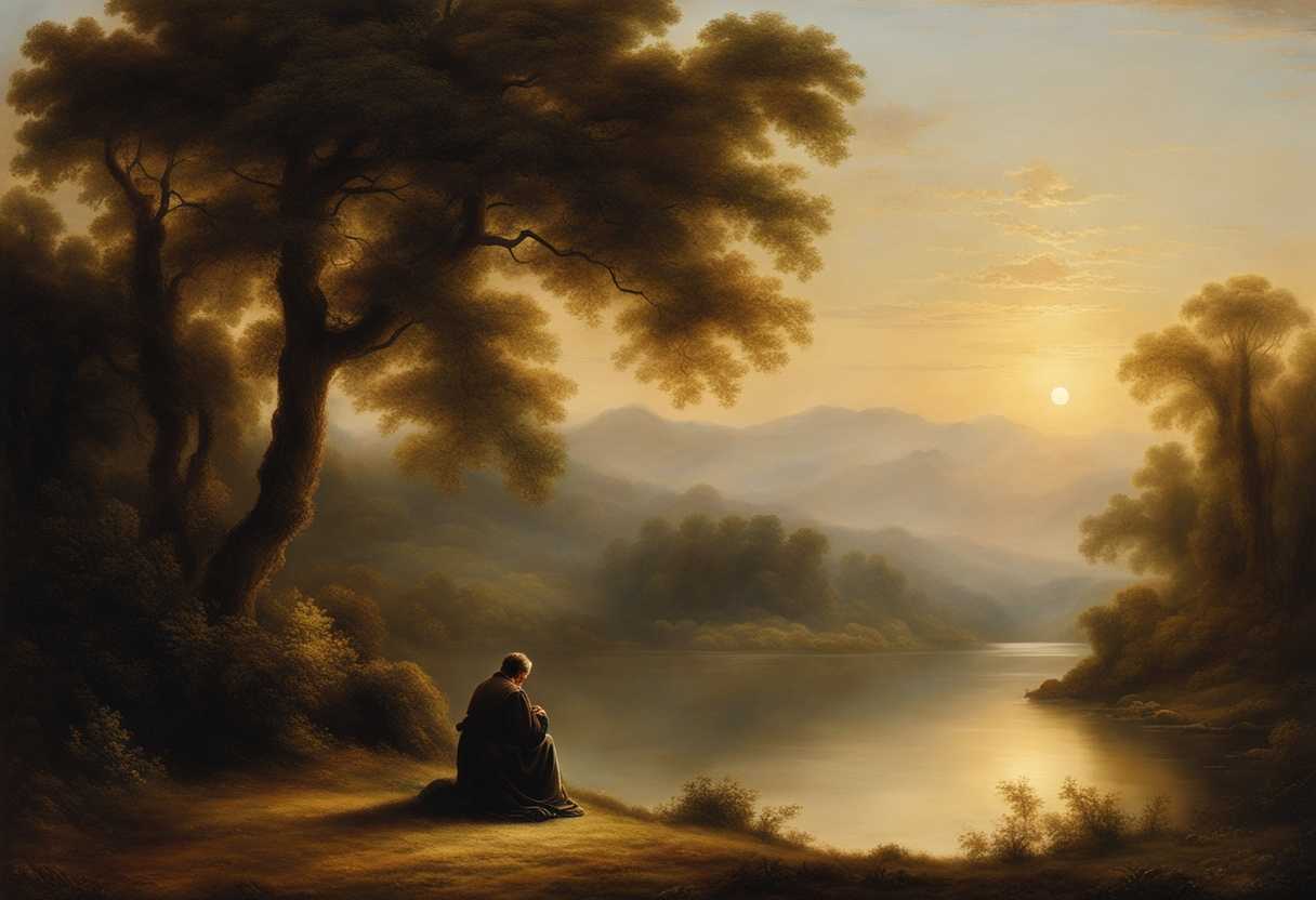 Serene-landscape-at-dawn-person-praying-with-hope-soft-light-peaceful-atmosphere-nature-s-beauty_zoyh