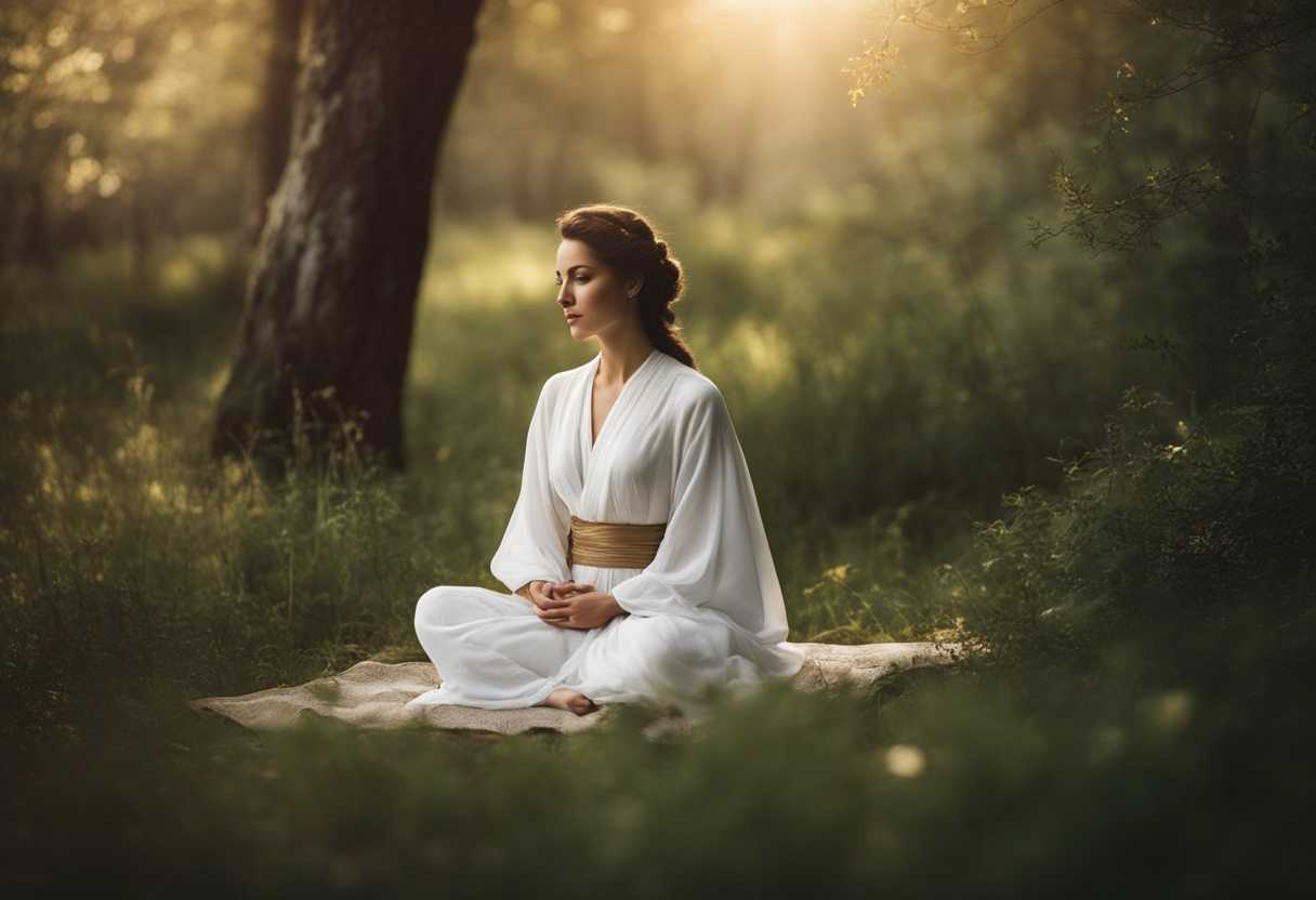 Serene-figure-meditating-in-nature-surrounded-by-soft-light-peaceful-atmosphere-deep-focus-tranq_hoqa