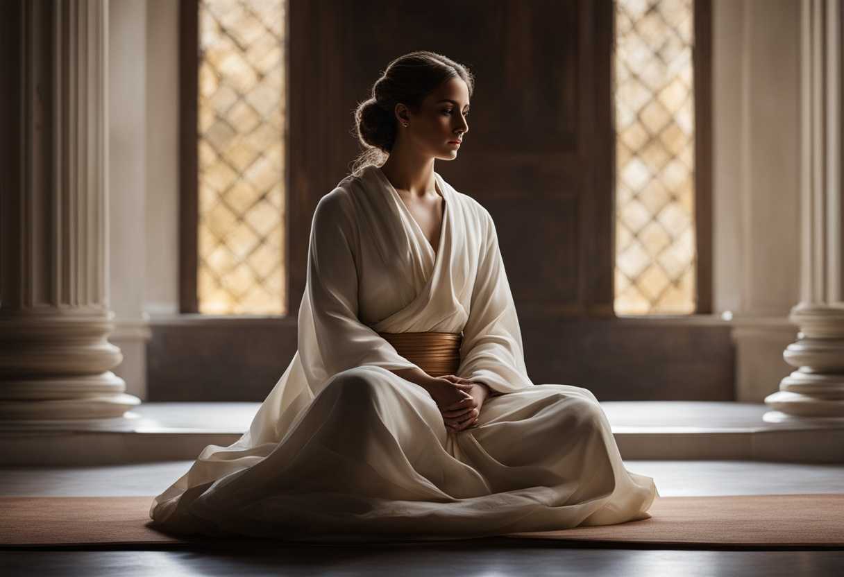 A-serene-figure-meditating-surrounded-by-soft-light-reflecting-on-life-s-lessons-peaceful-ambianc_ehjv