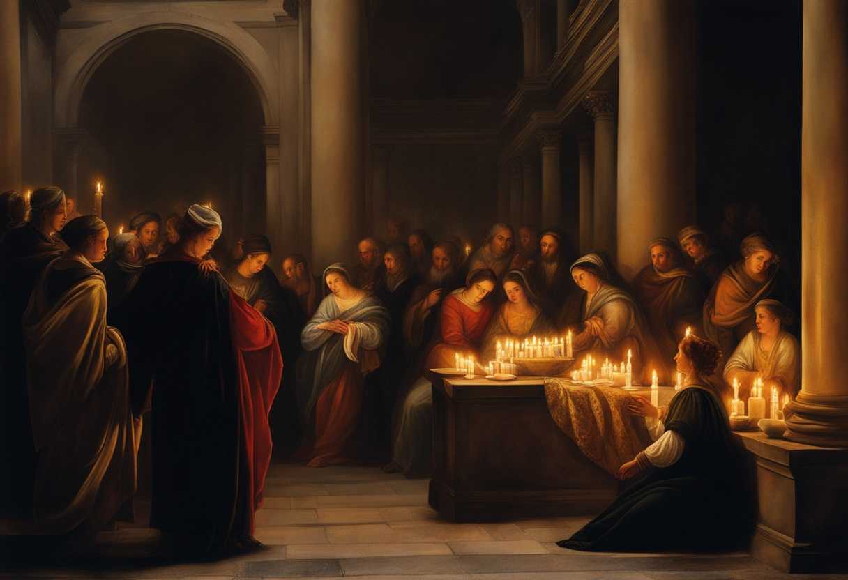 Candlelit-vigil-diverse-crowd-united-in-remembrance-heartfelt-expressions-soft-glow-emotional-at_jjdu