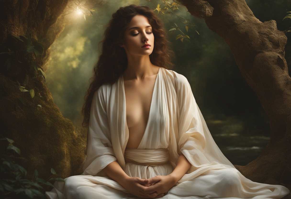 Serene-individual-meditating-in-nature-surrounded-by-soft-light-embodying-peace-and-spiritual-conn_dvje