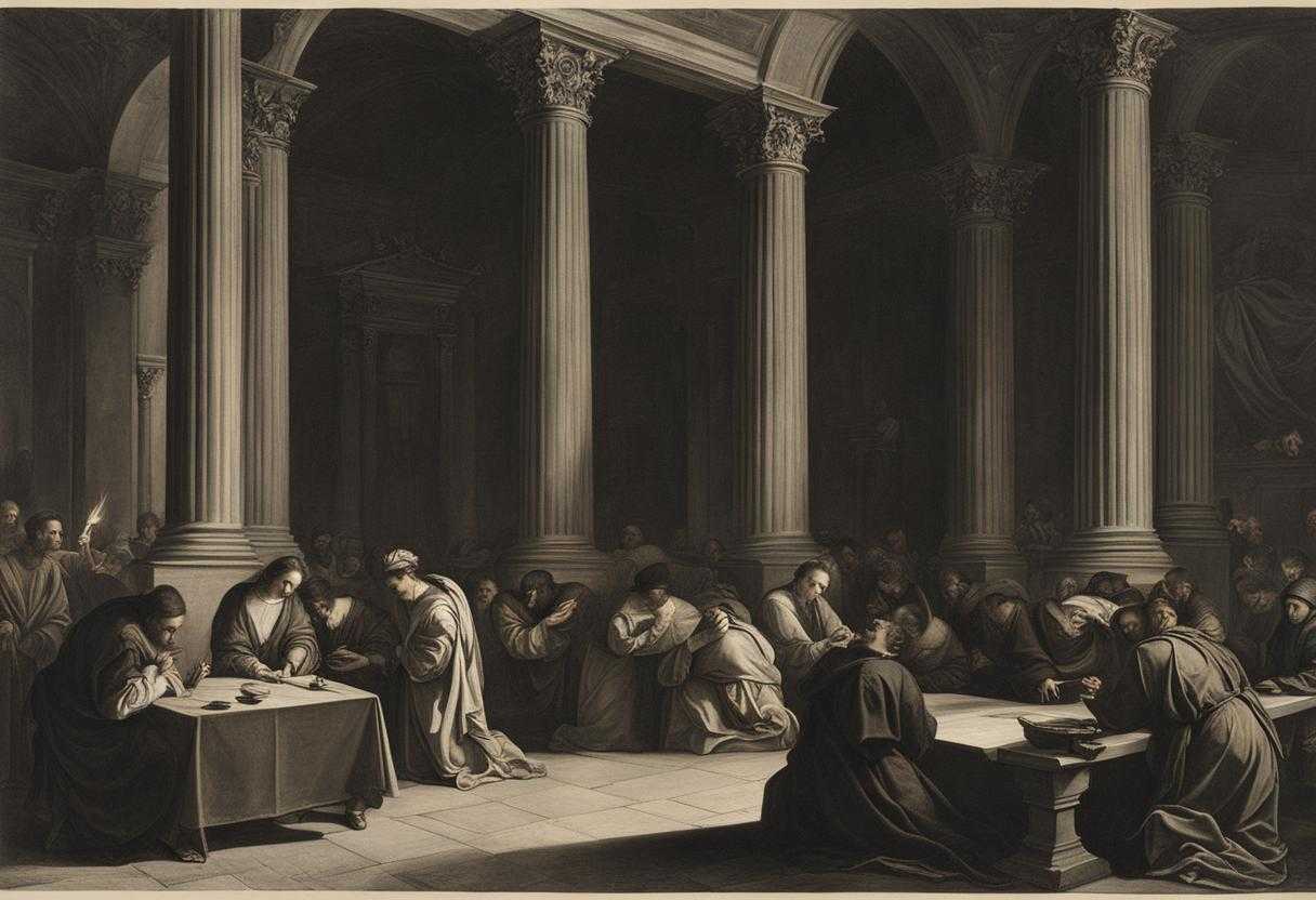 individuals-engaging-in-midnight-warfare-prayers-deep-prayer-and-meditation-faces-illuminated-by-c