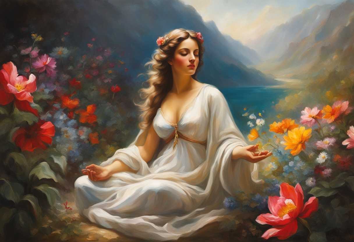 Serene-figure-meditating-in-nature-surrounded-by-vibrant-flowers-soft-sunlight-peaceful-atmospher_mwgu