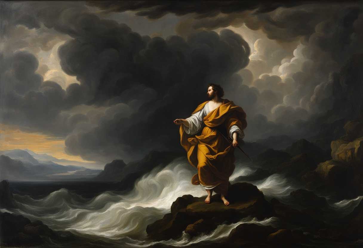 A-determined-figure-standing-tall-amidst-a-storm-unwavering-surrounded-by-swirling-dark-clouds_vdas