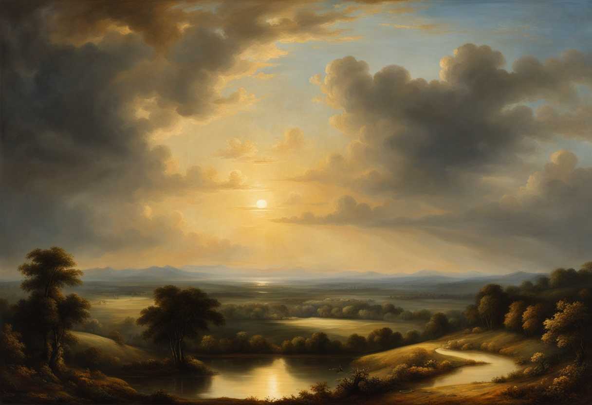 Serene-landscape-at-dawn-gentle-light-breaking-through-clouds-symbolizing-hope-and-renewal_gxxd