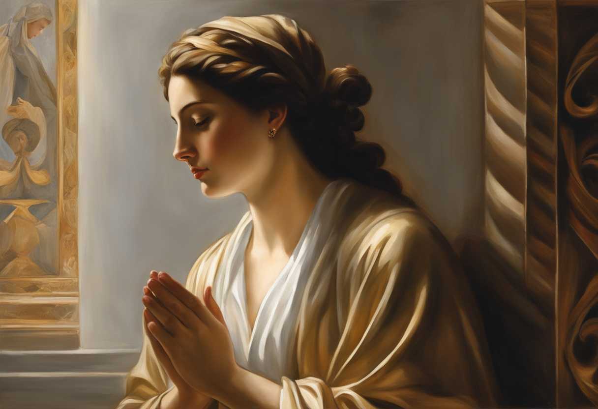 A-serene-figure-in-prayer-surrounded-by-soft-light-embodying-grace-and-tranquility-peaceful-atmos_kwxd