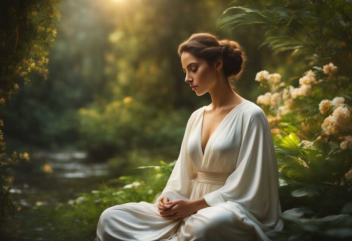 Serene-figure-meditating-in-nature-soft-light-vibrant-greenery-peaceful-expression-harmonious-at_xudb