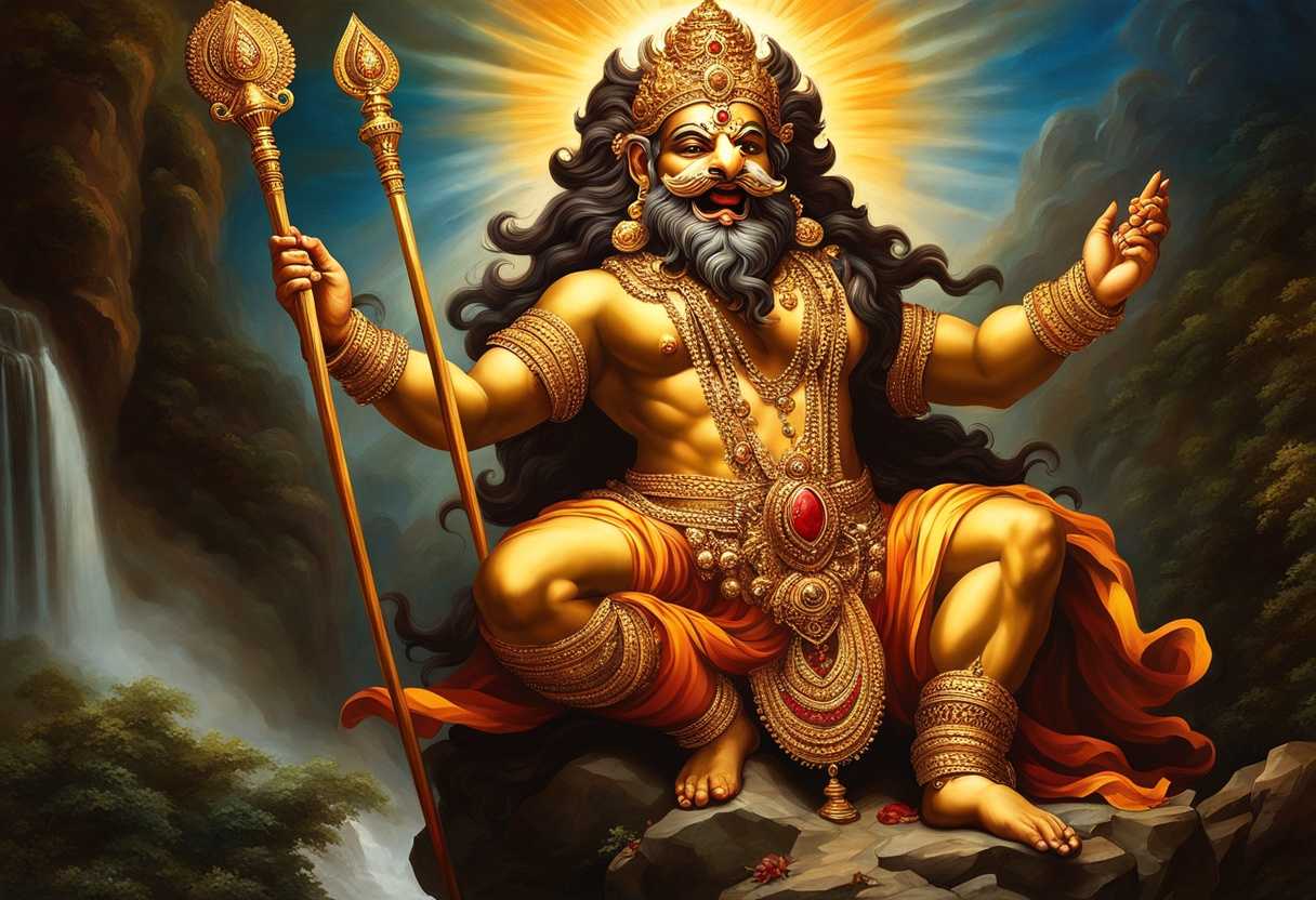 Majestic-Narasimha-deity-radiating-healing-energy-vibrant-colors-intricate-details-serene-atmosph_xiwe