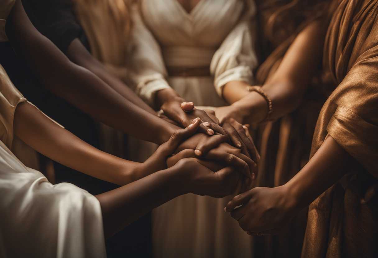 A-serene-scene-of-diverse-people-holding-hands-illuminated-by-soft-light-Need-Prayer-sign-hopef_fjlx