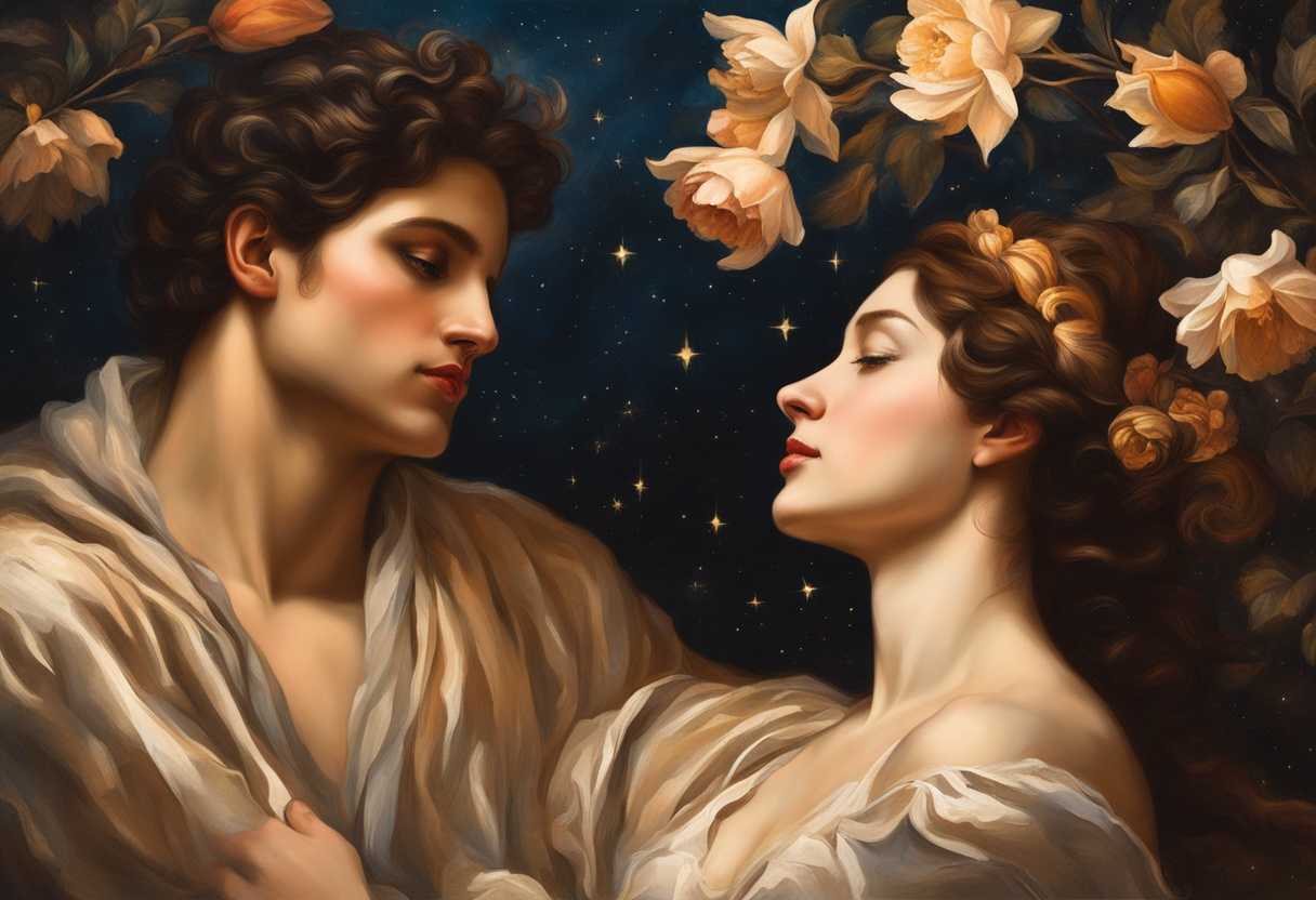 Couple-embracing-under-a-starlit-sky-surrounded-by-blooming-flowers-warm-glow-timeless-connection_arrr