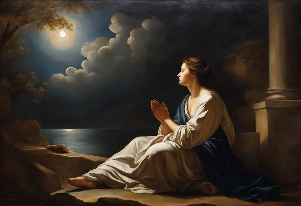 Serene-night-sky-gentle-moonlight-peaceful-figure-praying-surrounded-by-calming-shadows-tranquil_nytt