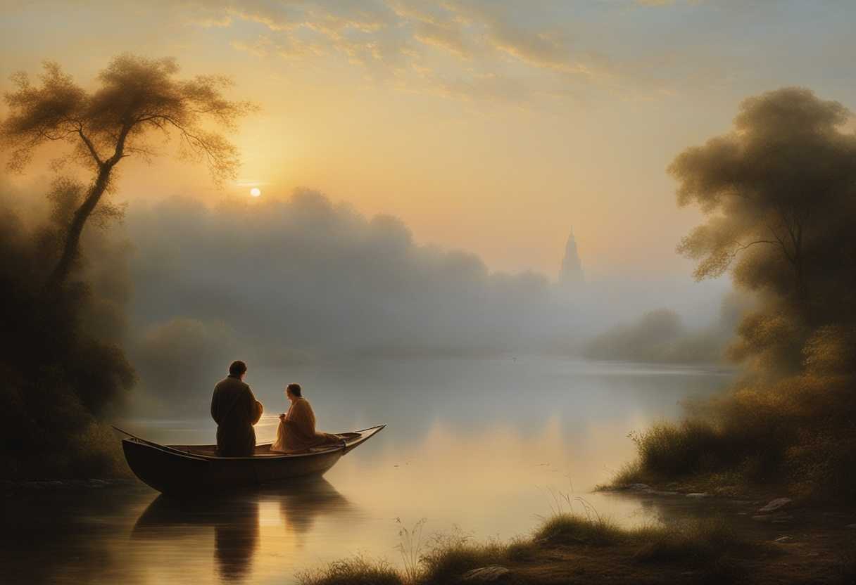 Serene-landscape-at-dawn-gentle-mist-soft-light-a-figure-in-quiet-prayer-peaceful-solitude_hbpi