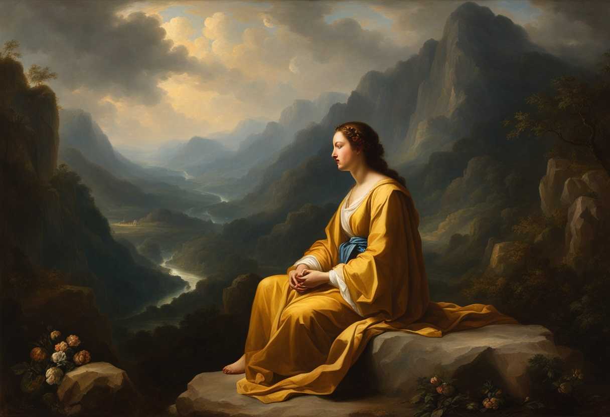 A-serene-figure-meditating-in-nature-surrounded-by-mountains-sunlight-breaking-through-clouds-pea_idyw