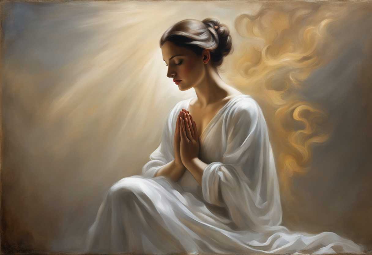 Serene-figure-in-prayer-hands-clasped-soft-light-ethereal-atmosphere-deep-connection-with-the-di_dfim