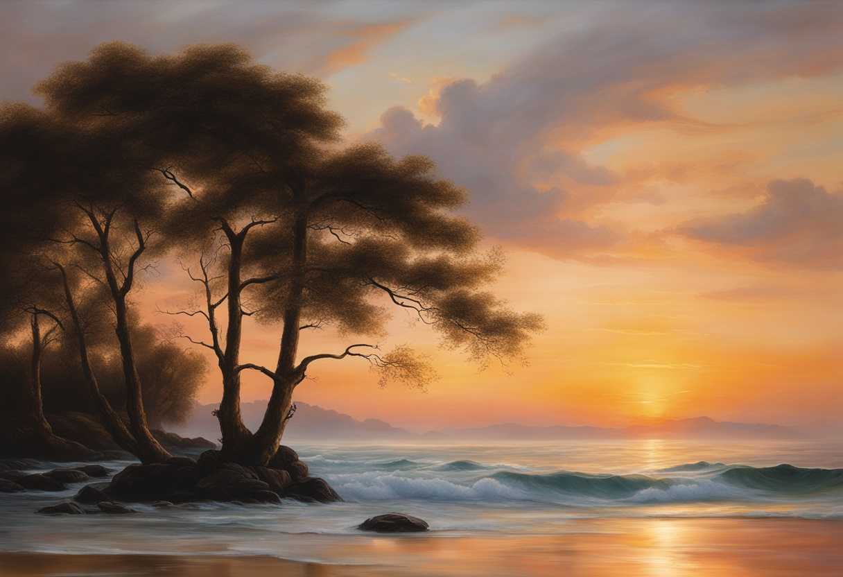 Serene-landscape-gentle-waves-lapping-at-the-shore-soft-sunset-hues-peaceful-atmosphere-tranquil_wxgk