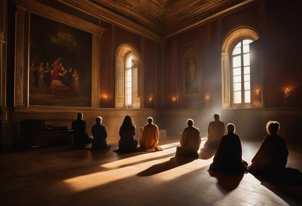 person-or-group-of-people-praying-serene-atmosphere-soft-light-filtering-through-the-window-gestu_fxyf