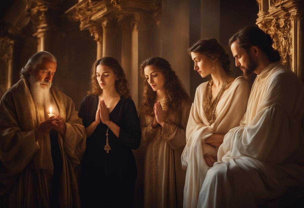 group-of-people-praying-soft-light-illuminates-their-faces-serene-and-reverent-atmosphere-timeles_wpug
