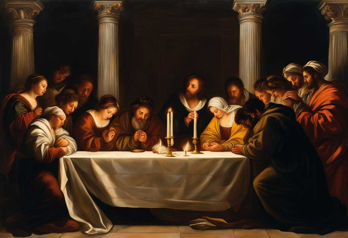 A-candlelit-gathering-heads-bowed-in-prayer-united-in-gratitude-and-hope_pxei