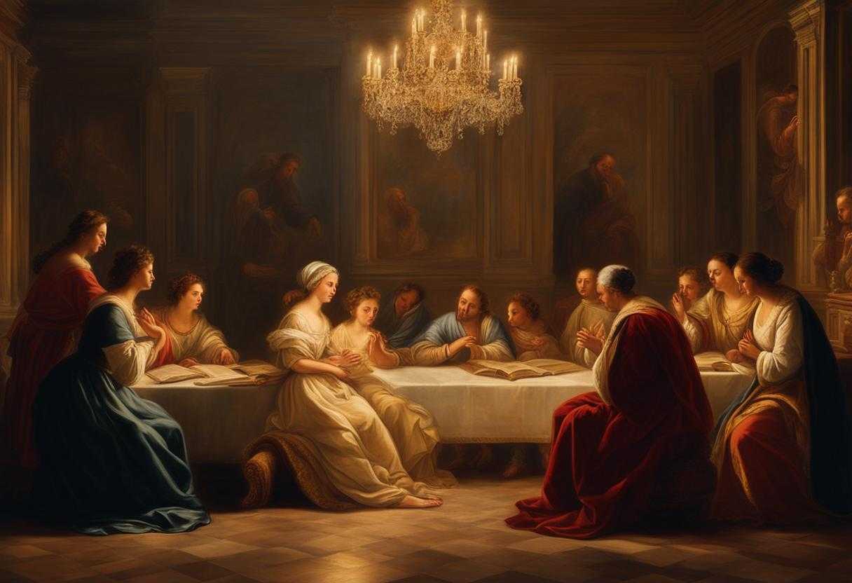family-gathered-in-home-heads-bowed-in-prayer-unity-and-peace-warm-soft-lighting-love-and-unders_ansz