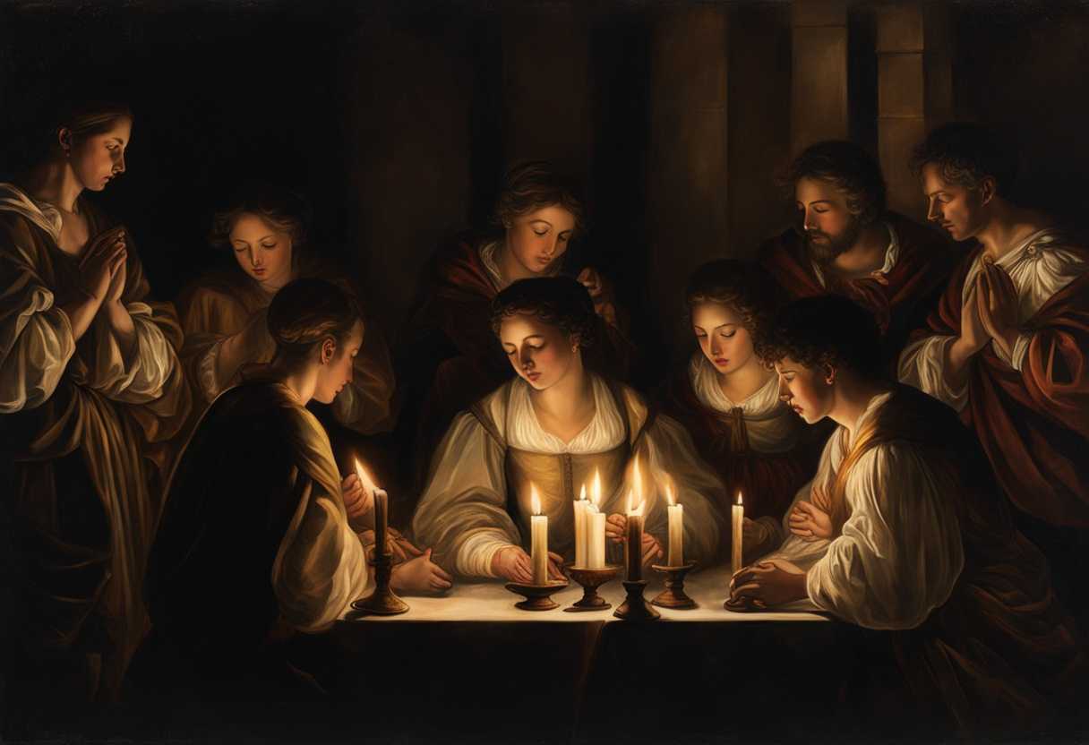 A-group-in-a-dimly-lit-room-candles-flickering-united-in-solemn-prayer-and-hope_jelw